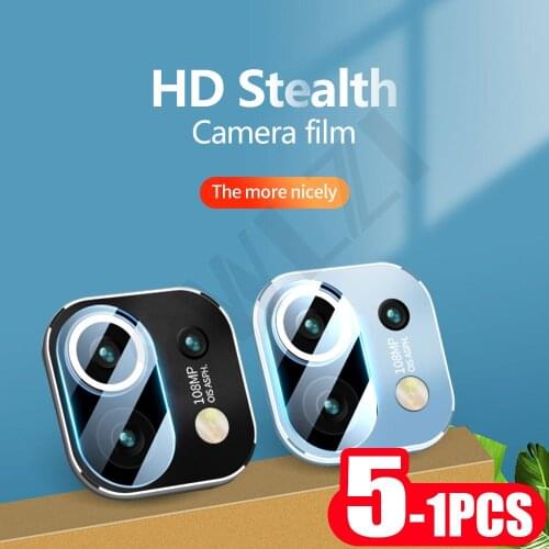 5-1Pcs 9H Camera Lens for Xiaomi Mi 8 SE 9T 9 Pro 10 10S 10T Ultra 11 11X 11i Lite protector Camera film screen protector Glass