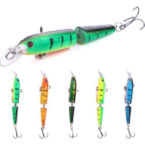 10.5cm 9g Wobblers Pike Carp Fishing Lures Artificial Multi Jointed Sections Bait Crankbait Fake Fish Fishing Accessories