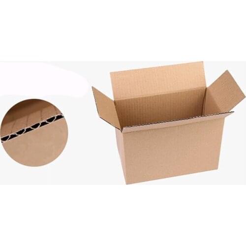 10pcs/lot Wholesale 7 Sizes Kraft Paper Mailing Box Express Transportation Corrugated Packing Box