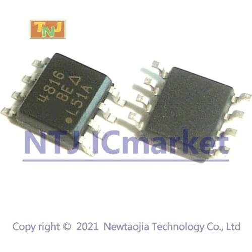 10 PCS SI4816DY SOP-8 SI4816 4816 SI4816DY-T1-E3 Dual N-Channel 30-V (D-S) MOSFET Transistor Chip IC