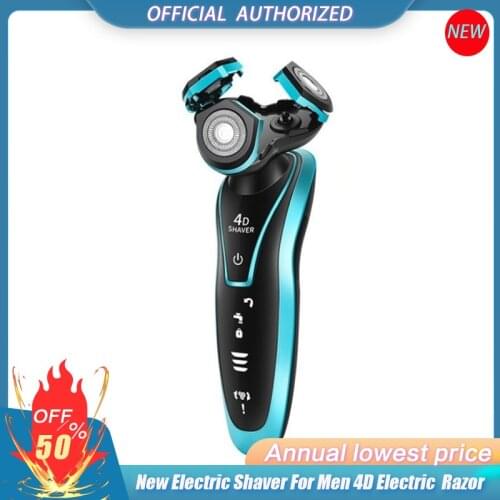 2021 Electric Shaver USB Rechargeable Hair Cutting Machines 4D Electric Razor For Men Beard Trimmer Professional Hair Trimmers