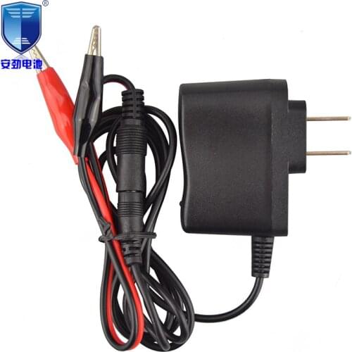 6V power adapter childrens toy car motorcycle; 6V battery charger round hole charger; Crocodile clip charger