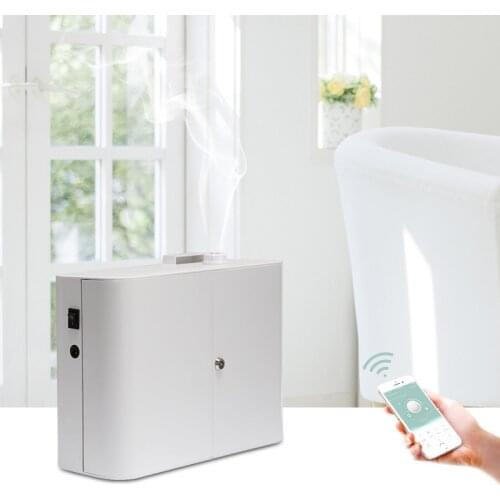 2020 Wifi Scent Aroma Diffuser Office Fragrant Machine LCD 750ML Oil Bottle Diffuser for 2000-3000m3 Essential Oil Spray Machine