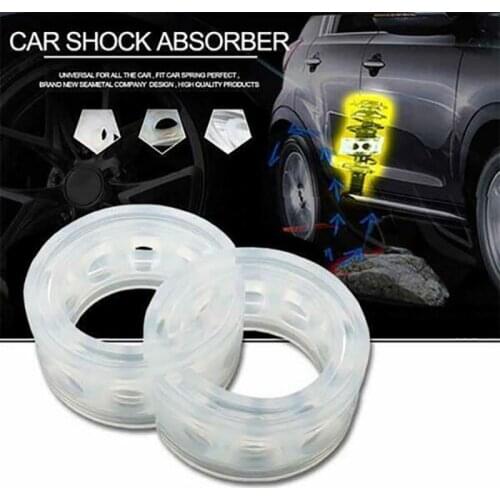 2pcs 12mm Car Shock Absorber Spring Bumper Power Auto-buffers F Type Springs Bumpers Cushion Urethane For Cars Goods Buffer