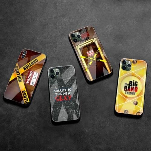 The Big Bang Theory TV Phone Case Tempered Glass For iPhone 12 pro max mini 11 Pro XR XS MAX 8 X 7 6S 6 Plus SE 2020 case