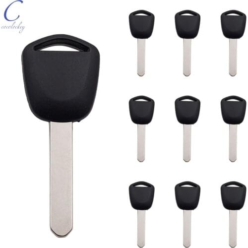 Cocolockey Car Transponder Chip Key Shell Fob Case No Chip Fit for Acura Honda HO03 Transponder Key Blank Uncut Blade 10pcs/lot