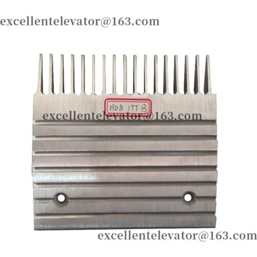 GAA453A4 Escalator Aluminum Comb L146mm W140mm 17Teeth Use for Otis 1 Pack=5 Pieces