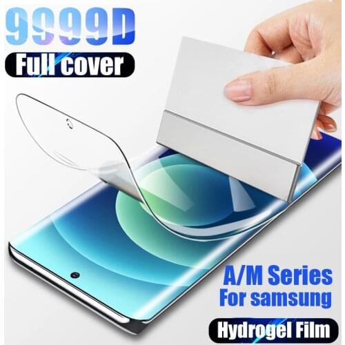 Hydrogel Film For Samsung Galaxy A51 A71 Screen Protector A9 30 40 41 50 60 70 80 90 2018 M 20 21 30 31 51 Not Glass A 51