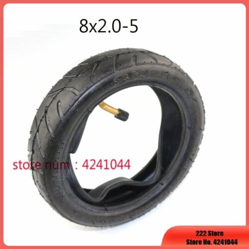 Free shipping 8X2.0-5 8x2.00-5 inner tube and tyre for Electric scooter baby trolley 8 inch pneumatic tire