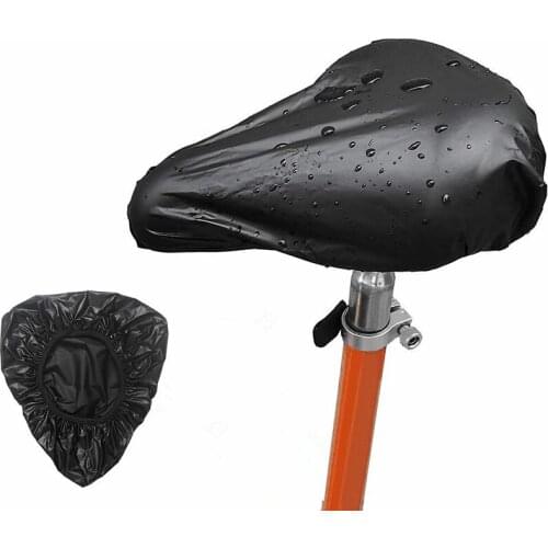 2pc bicycle saddle waterproof cover bike PVC Waterproof Case Hot pressed saddle Sunscreen cover Riding accessories