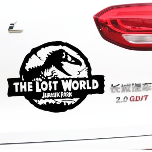Dinosaur Jurassic Park The Lost World Car Stickers Funny Creative Decals For Trunk Windshield Vinyls Auto Tuning Styling D10