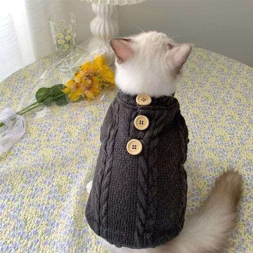 New Year Autumn Winter Sweater Warm Dog Cat Clothes Kitten Puppy Clothes Pretty Hoodies Cute Pet Costume