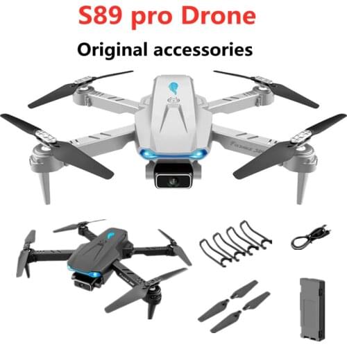 S89 Drone Original Accessories Parts 3.7v 1800mAh Lithium Battery Propeller Blades spare parts For S89 pro Drone Battery