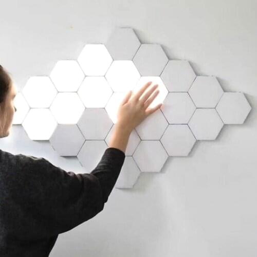 Modern LED Touch Switch Intelligent Wall Lamp Modular Assembly Wall Sconce Light Fixture Bedside Lighting Home Decor Wall Lights