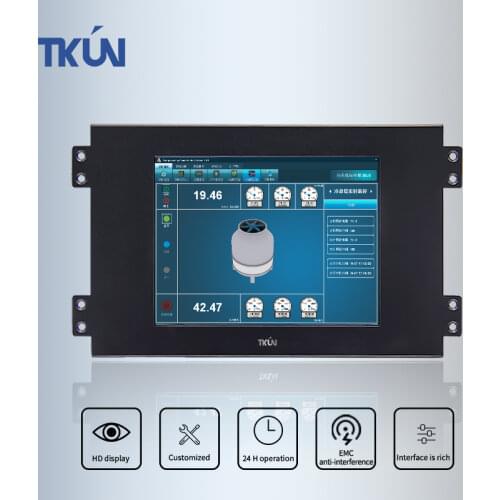 TKUN 6.4/7 inch video surveillance mini display, portable HD IPS monitors, BNC, AV surveillance portatil, 640*480