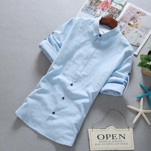 Spring and Fall of 2021 Shirt Polychrome Loose Oversize Top Loose casual seven-quarter sleeve shirt Korean blush