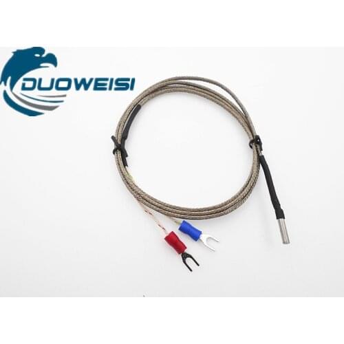 3D Printer Parts 1M K Type Thermocouple Annulus Thermocouple Temperature Sensor M3*15*1000