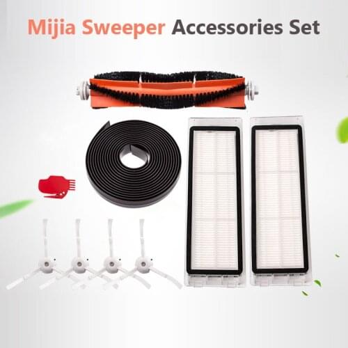 HEPA Filter Side Brush Main Brush Dust Box for Xiaomi 1s MI Robot Vacuum 2 Roborock S50 S51 S5 Vacuum Cleaner Parts Accessories