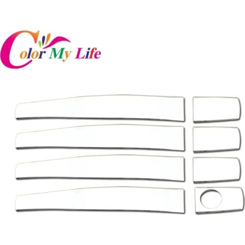 Color My Life Stainless Door Handle Protection Cover Door Handle Decoration Cover Sticker For Chevrolet Trax 2014 2015 2016