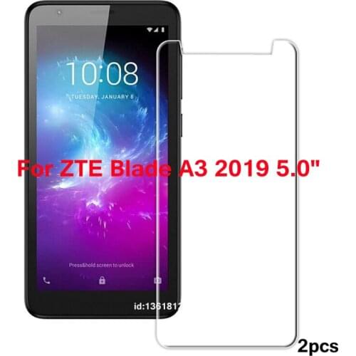 ZTE Blade A3 2019 Tempered Glass Screen Protector For ZTE Blade A 3 2019 Glass Transparent Phone Screen Protector Film 5.0 inch