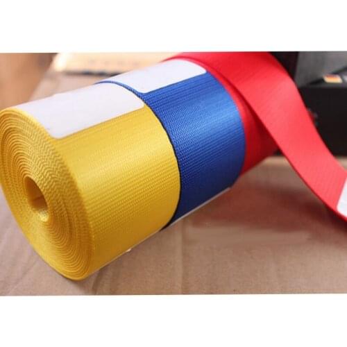 1 Roll 1 Seat 3.8 meters Car Seat Belt Webbing Thicken Car Seat/Stroller Safety Strap Harness Fashion Color Ribbon Car styling