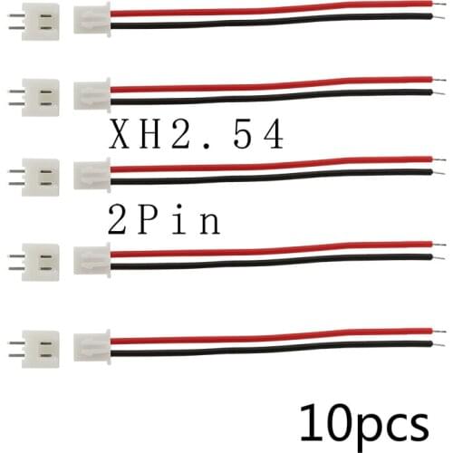 10 sets/batch JST 2-pin XH2.54 XH 2.54mm 2P fine pitch 2.54mm male plug terminal socket cable connector 20CM length 26AWG