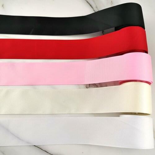 10 meters/Roll) 50mm Width Grosgrain Ribbon Wholesale Gift Wrap Christmas Decoration Ribbons Handmade DIY