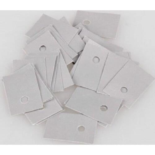 200PCS TO-220 Insulation Pads Silicone Heatsink Shim for Laptop GPU CPU