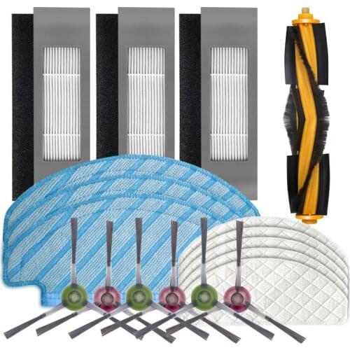 Mopping Brush Accessories For Ecovacs Sweeper Accessories Ozmo T8 Side Brush, Roller Brush To Clean Mopping Cloth Filter