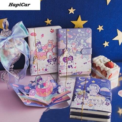 Mr.Paper 4 Designs 196 Pages/book Cartoon Style Shallow Clouds Series Creative Cute Students Hand Account DIY Decor Notebooks