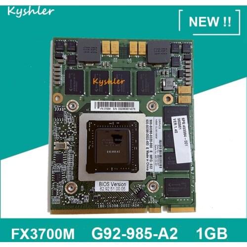 Brand New FX3700M FX 3700M 1G Video Graphics VGA Card With X-Bracket G92-985-A2 for HP Compaq 8710w 8710p 8730w 8730p