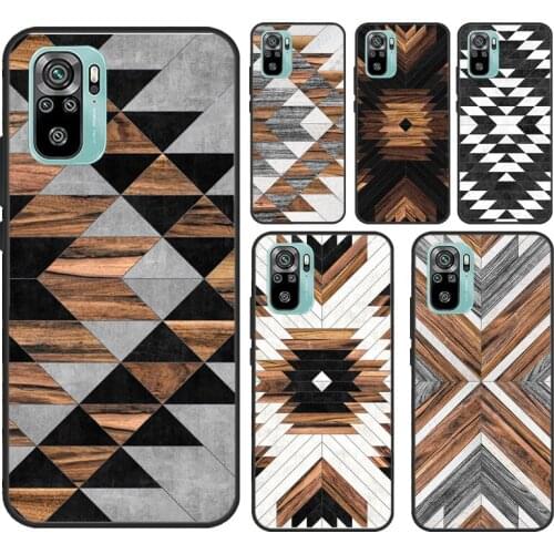 Urban Tribal Pattern For Xiaomi Redmi Note 9 Pro Note 10 Pro 7 8 9S 8T Back Cover For Redmi 9T 9C 9A K40 Case