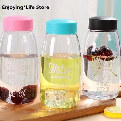 Cute Childrens Plastic Water Bottle Sports Water Cup Outdoor Creative Cup Home Outdoor Portable Bottle