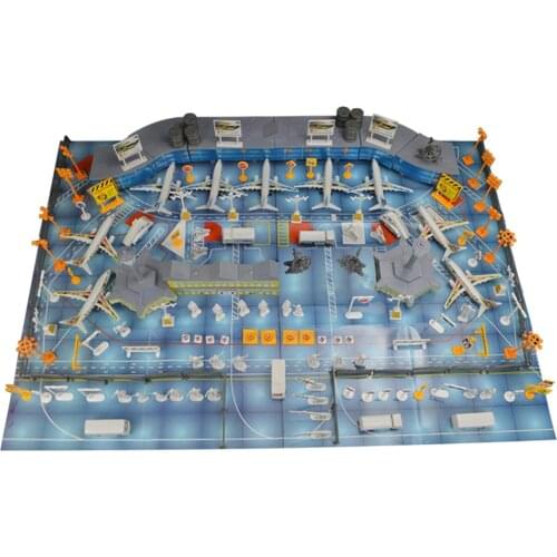 Simulation Airport Scene Toy Transport Airplane Toys Home Decor Collection Gifts