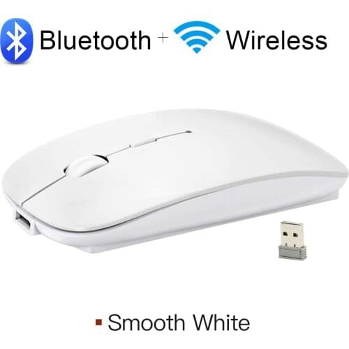 Rechargeable Mouse Wireless Mouse Bluetooth 4.0 Computer Mouse Silent PC Ergonomic Mice USB Optical Mause for Laptop