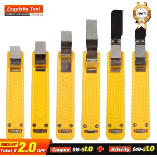 Realmote Adjustable Insulated Round Wire Stripper Cable Stripper PVC Cable 4-50mm Professional Electrical Peeling Knife