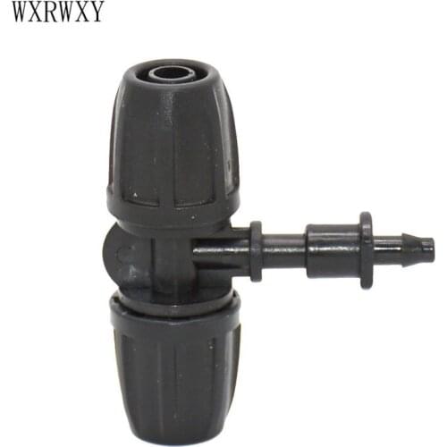 Garden hose tee 8/11 to the 4/7 hose barb connector garden hose tee water splitter 3/8" to 1/4" adapter 30pcs
