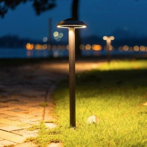 1PCS 15W COB Waterproof LED Garden Lawn Lamp Modern Aluminum Pillar Light Outdoor Courtyard villa landscape lawn bollards light
