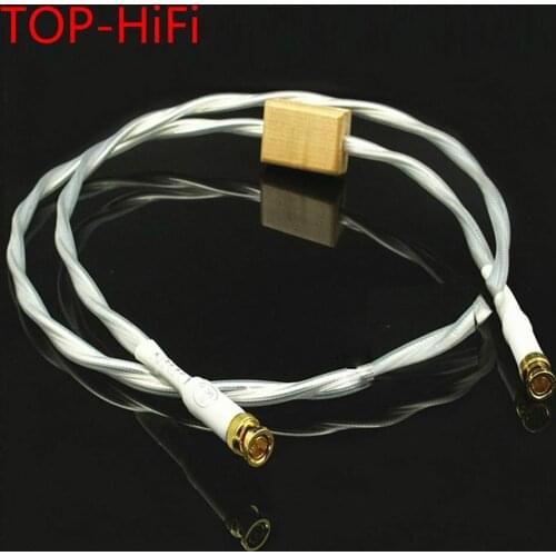 TOP-HiFi Pcs Nordost Odin 75Ohm Coaxial Digital Cable AES EBU Interconnect Cable with Gold plated BNC Plug