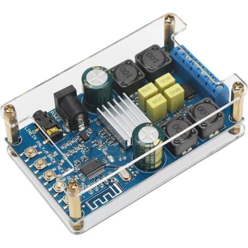 TPA3116 50W+50W 2.0 Audio Wireless Bluetooth Stereo Digital power amplifier Board With Shell