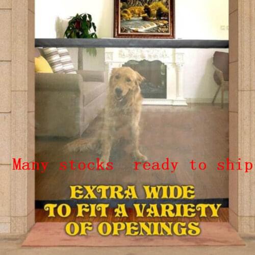 Traumdeutung Magic Gate Dogs Fence For Pets Baby Safety Gate Cage Dog Portable Folding Safe Guard Playpen honden hek chien