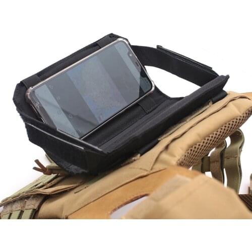 Military Map Bag Tactical Mobile Phone Molle Bag Army Combat Vest Gear Accessory Pouch Outdoor Hunting Camo Chest Sundries Bag