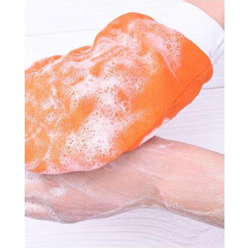 1PC Moroccan Bath Scrub Glove Exfoliating Body Facial Tan Massage Glove Exfoliator Glove Random Color Bath Shower Wash Supplies