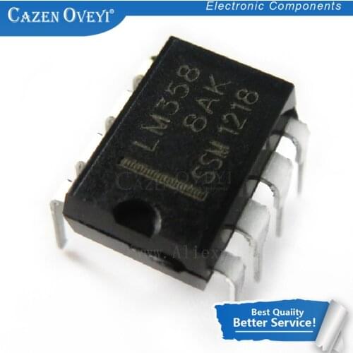 10pcs/lot LM358P DIP-8 LM358 DIP LM358N new and original IC In Stock
