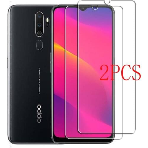 2PCS For OPPO A9 A5 A5s 2020 A1k A7n A9x Realme C3 C15 C11 6i 6 Pro 5i Screen Protective Tempered Glass Protector Cover Film