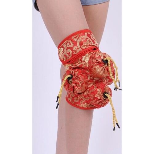 4 pcs stainless steel/copper moxibustion box portable acupuncture body massage waist,knee,neck moxibustion cans with 54 moxa