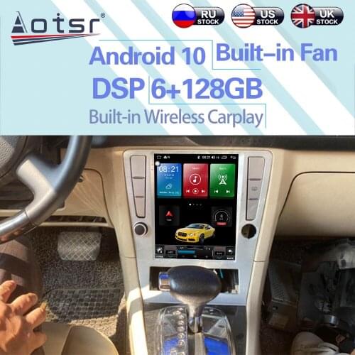 6+128GB For Volkswagen Passat B7 2009 - 2011 Android 10 Car Stereo Wireless Carplay GPS Navigation DSP Car Multimedia Player