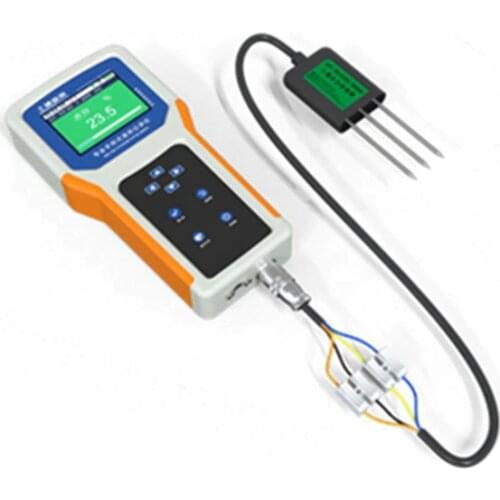 Soil NPK EC PH Analyzer Temperature Moisture nutrient Sensor with Portable Handheld Display Terminal
