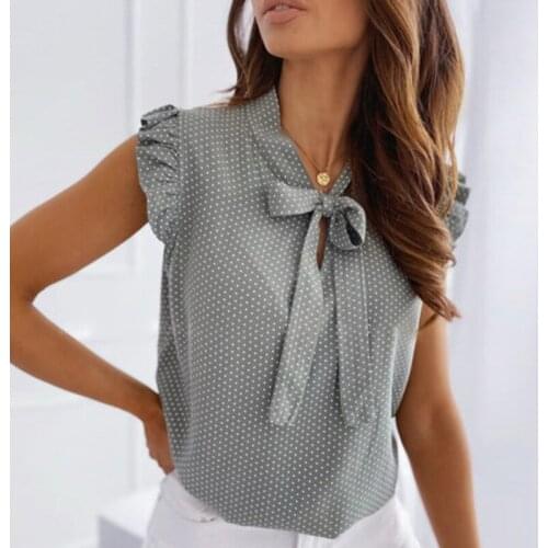 Ang fou Blouses With Bow