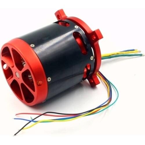 FATJAY BLDC brushless DC sensored motor outrunner 30-70V large 8092 70KV with hall sensor for RC hobby electric bicycle scooter
